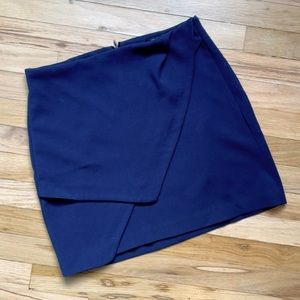Zara asymmetrical mini skirt